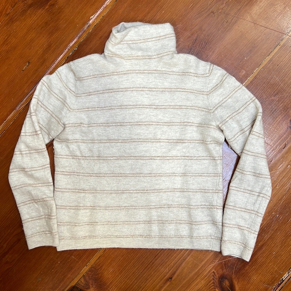 Vince striped cashmere turtleneck